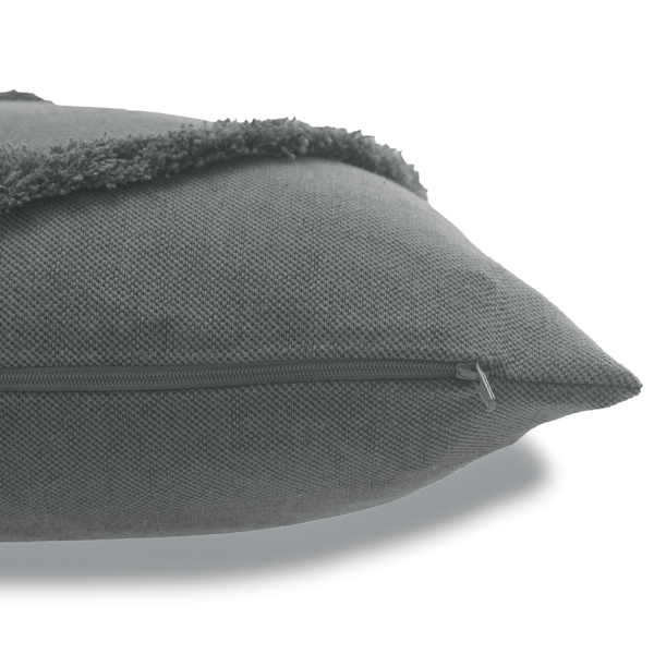 Kissenbezug Join - Polyester / Baumwolle - Grau