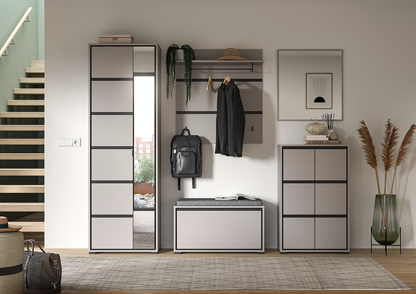 Sitzkissen Campillo - Webstoff - Grau