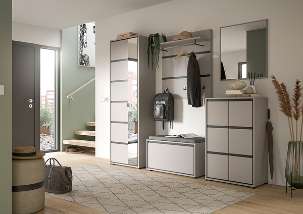 Sitzkissen Campillo - Webstoff - Grau