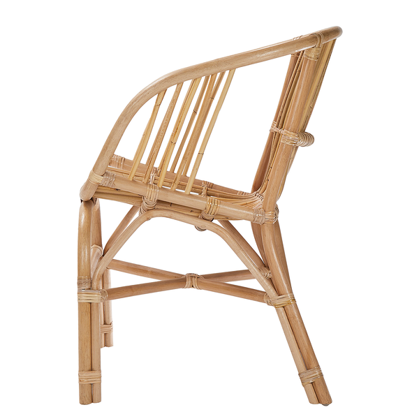 Stuhl BEYOND BALI mit Armlehnen - Rattan - Natur