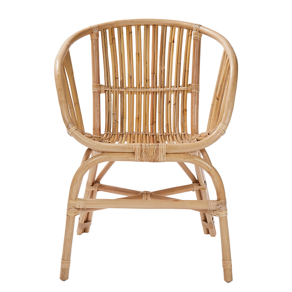Stuhl BEYOND BALI mit Armlehnen - Rattan - Natur