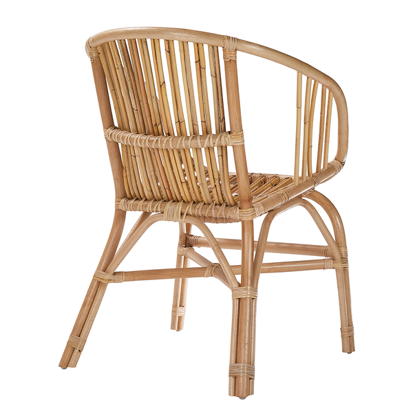 Stuhl BEYOND BALI mit Armlehnen - Rattan - Natur
