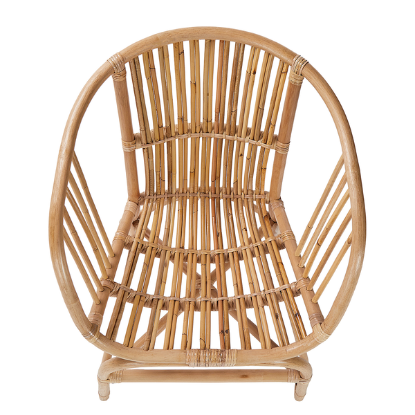 Stuhl BEYOND BALI mit Armlehnen - Rattan - Natur