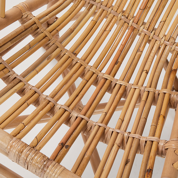 Stuhl BEYOND BALI mit Armlehnen - Rattan - Natur