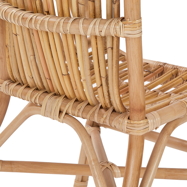 Stuhl BEYOND BALI mit Armlehnen - Rattan - Natur
