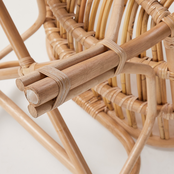 Stuhl BEYOND BALI mit Armlehnen - Rattan - Natur