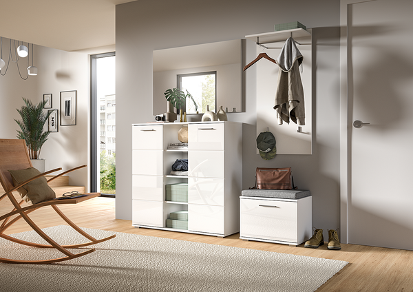 Sitzkissen Bhanduri - Webstoff - Dunkelgrau