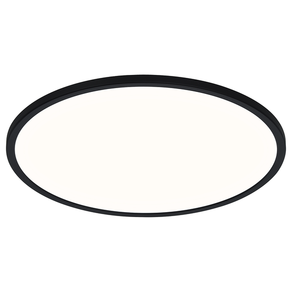 Deckenleuchte Oja 42 IP20 - Polyester PVC - 1-flammig - Schwarz