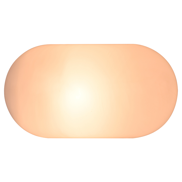 Wandleuchte Foam - Polycarbonat - 1-flammig - Weiß