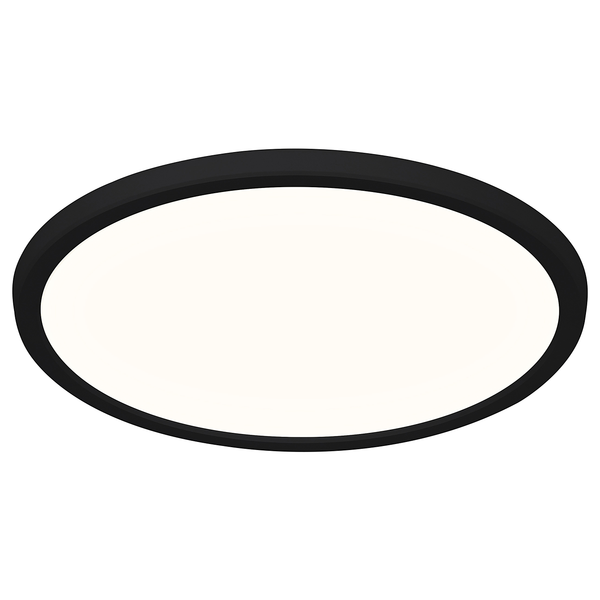 Deckenleuchte Oja 29 IP20 - Polyester PVC - 1-flammig - Schwarz