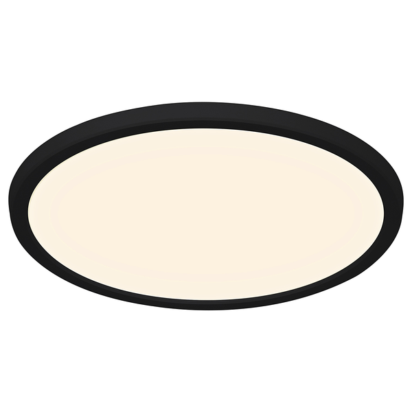 Deckenleuchte Oja 29 IP20 - Polyester PVC - 1-flammig - Schwarz