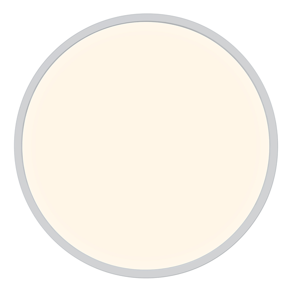Deckenleuchte Oja 42 IP20 - Polyester PVC - 1-flammig - Weiß