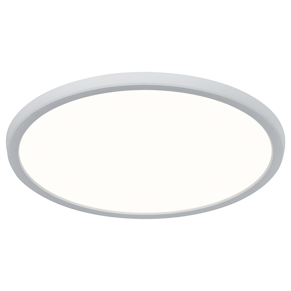Deckenleuchte Oja 29 IP54 Dimmbar - Polyester PVC - 1-flammig - Weiß