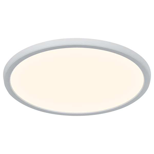 Deckenleuchte Oja 29 IP54 Dimmbar - Polyester PVC - 1-flammig - Weiß
