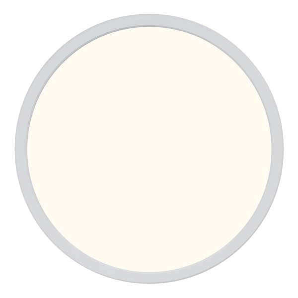 Deckenleuchte Oja 29 IP54 Dimmbar - Polyester PVC - 1-flammig - Weiß
