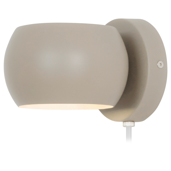 Wandleuchte Belir - Aluminium - 1-flammig - Braun