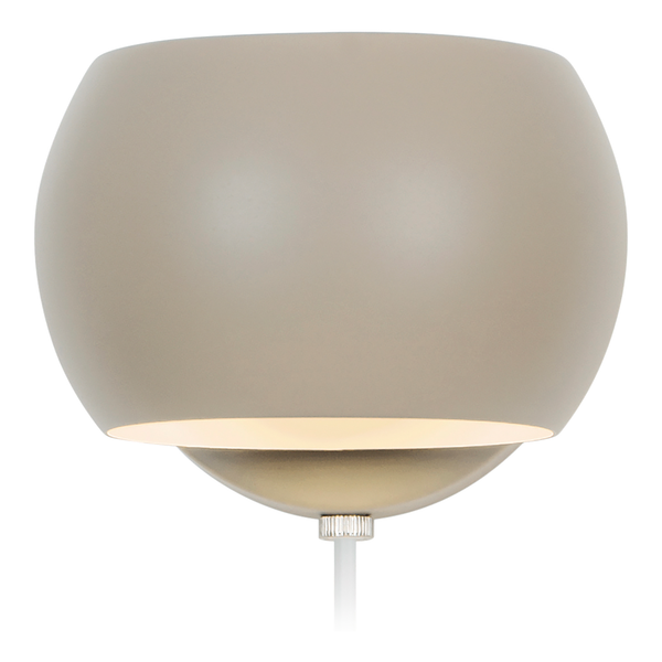 Wandleuchte Belir - Aluminium - 1-flammig - Braun