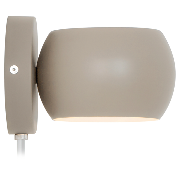 Wandleuchte Belir - Aluminium - 1-flammig - Braun