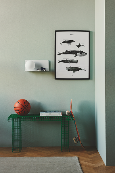 Wandleuchte Lillibeth - Aluminium - 1-flammig - Weiß