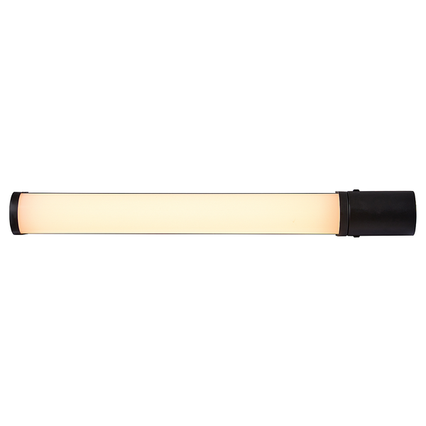 Wandleuchte Malaika - Aluminium - 1-flammig - Schwarz - 7 x 49 cm