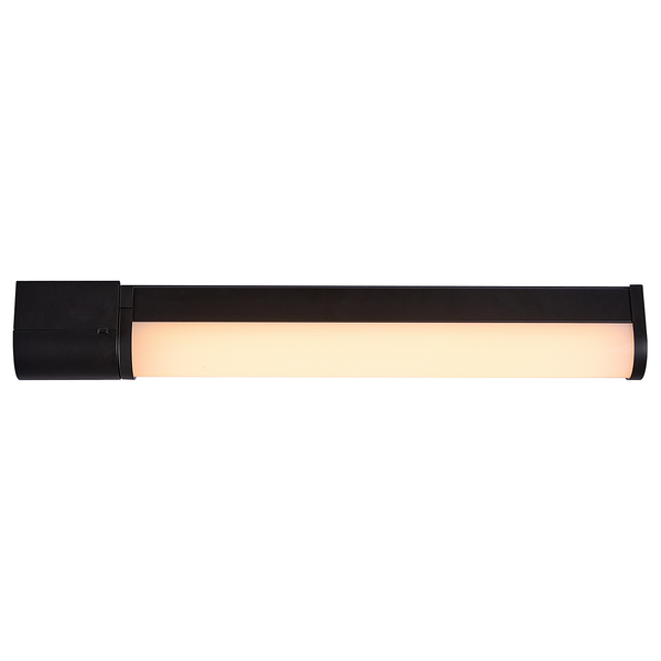 Wandleuchte Malaika - Aluminium - 1-flammig - Schwarz - 7 x 49 cm