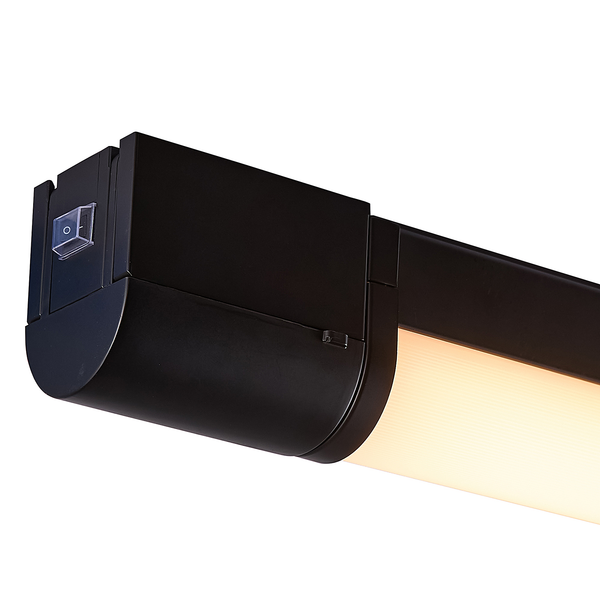 Wandleuchte Malaika - Aluminium - 1-flammig - Schwarz - 7 x 49 cm