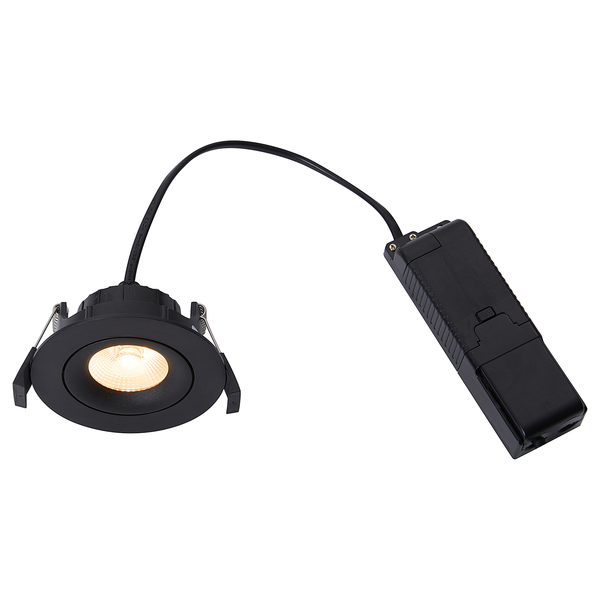 Einbauleuchte Aliki - Aluminium - 1-flammig - Schwarz