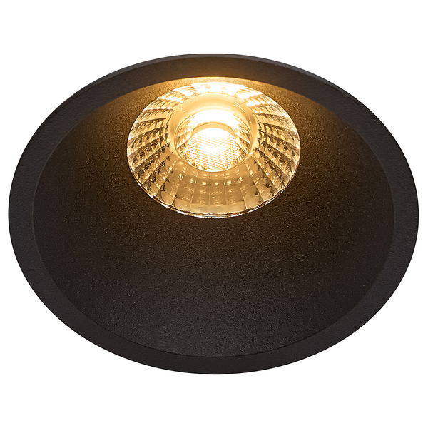 Einbauleuchte Albric - Aluminium - 1-flammig - Schwarz