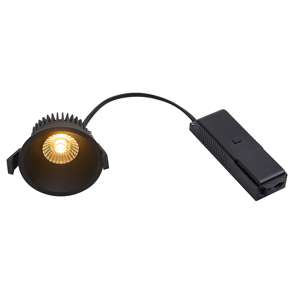 Einbauleuchte Albric - Aluminium - 1-flammig - Schwarz