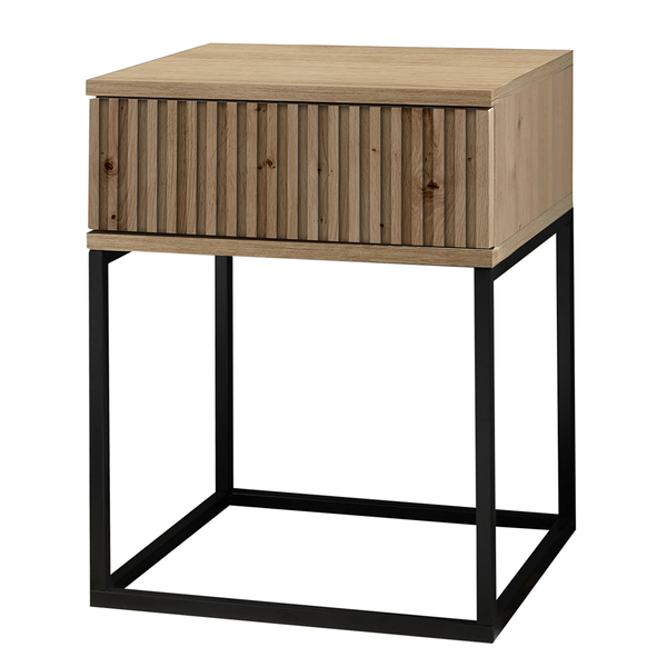 Nachtkommode Motts - Eiche Artisan Dekor - 40 x 52 cm