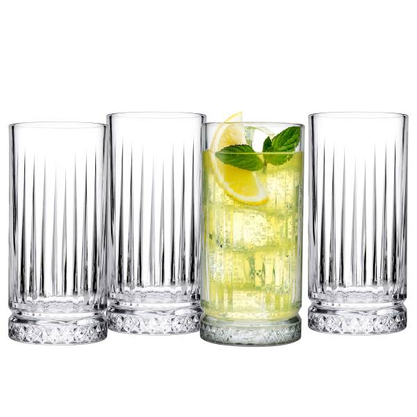 Longdrinkgläser Elysia 28cl 4er-Set - Klarglas - Transparent