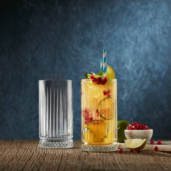 Longdrinkgläser Elysia 28cl 4er-Set - Klarglas - Transparent