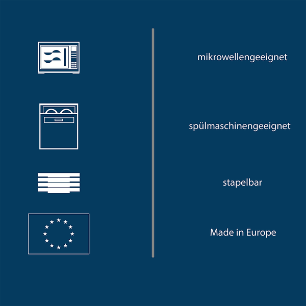 Cappuccinotassen Vintage Nature - Porzellan - Mehrfarbig - 8-teilig