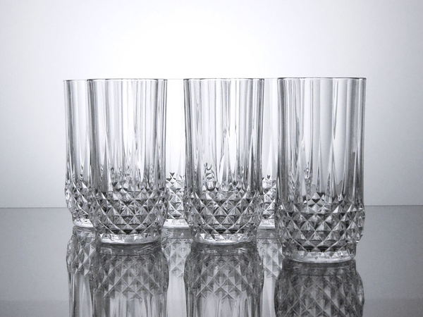 Longdrinkglas Longchamp Eclat 28cl - Klarglas - Transparent - 6er-Set