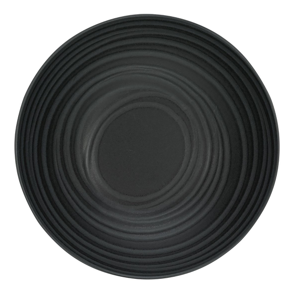 Salatschalen Lava Stone 2er-Set - Steinzeug - Schwarz