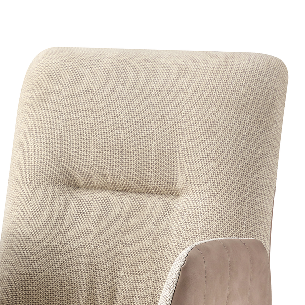 Freischwinger Wiema - Microfaser / Strukturstoff / Eisen - Beige / Schwarz
