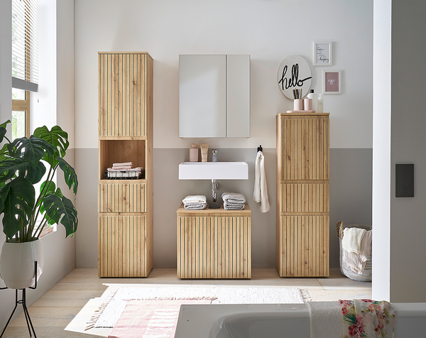 Waschbeckenunterschrank Rookerie Türen - Eiche Artisan Dekor - Eiche Artisan Dekor