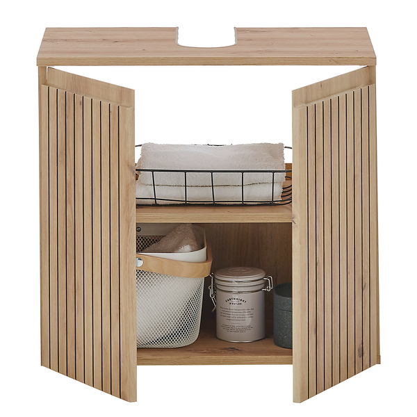 Waschbeckenunterschrank Rookerie Türen - Eiche Artisan Dekor - Eiche Artisan Dekor