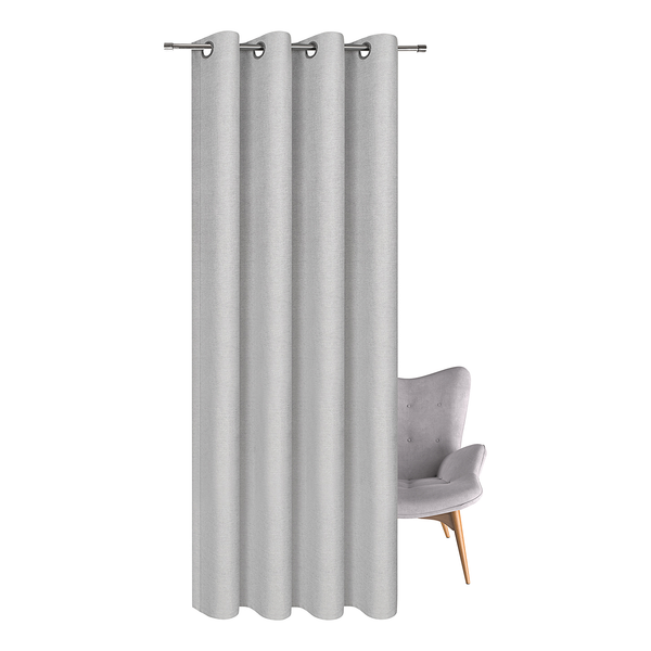 Ösenschal Ausri - Polyester - Silbergrau