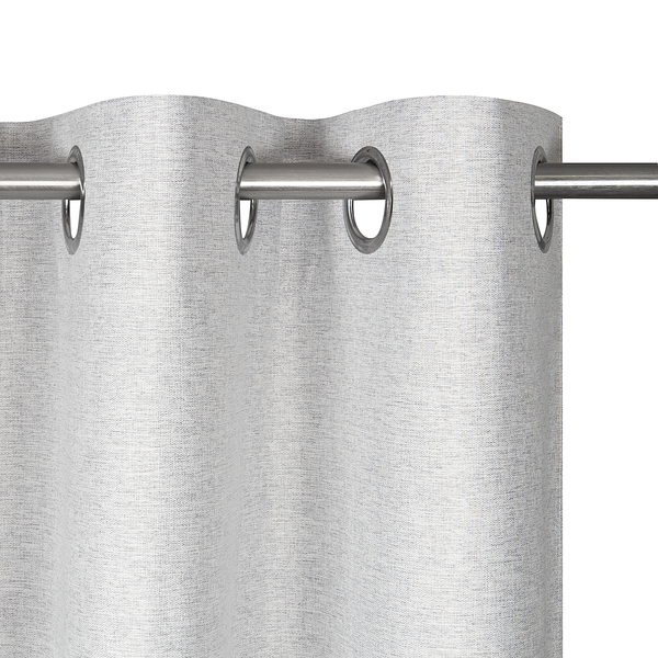 Ösenschal Ausri - Polyester - Silbergrau