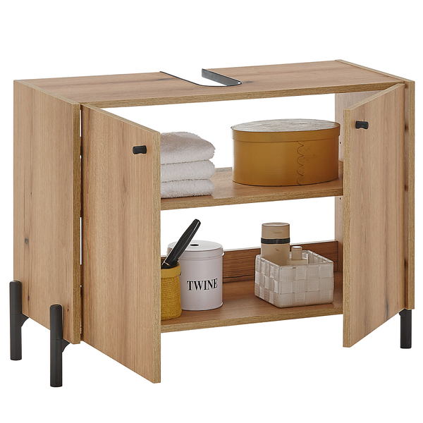 Waschbeckenunterschrank Bouchoux - Eiche Evoke Coast Dekor