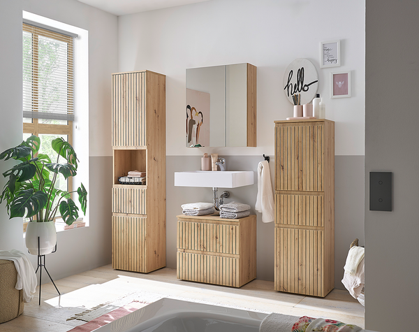 Waschbeckenunterschrank Rookerie - Eiche Artisan Dekor - Eiche Artisan Dekor