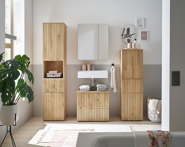 Waschbeckenunterschrank Rookerie - Eiche Artisan Dekor - Eiche Artisan Dekor