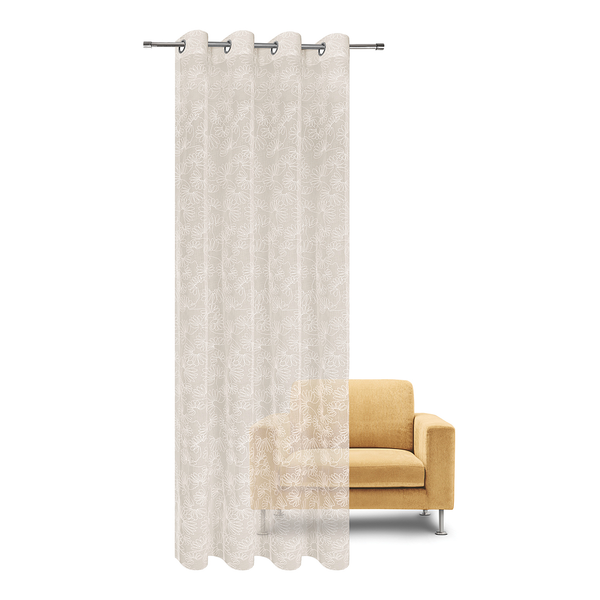 Ösenschal Dumti - Polyester - Weiß