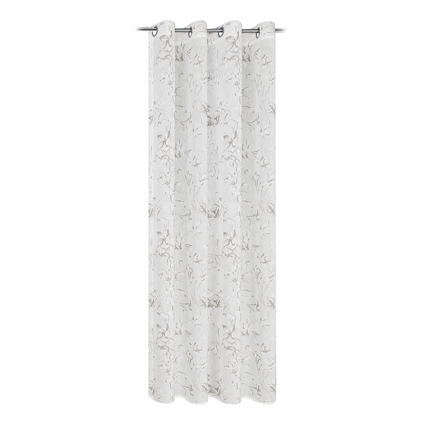 Ösenschal Rurun - Polyester - Weiß