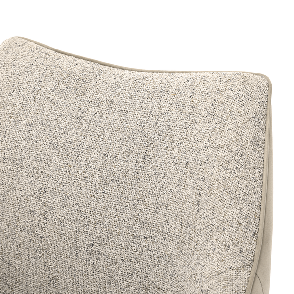 Drehbarer Armlehnenstuhl Solin - Microfaser / Strukturstoff - Beige