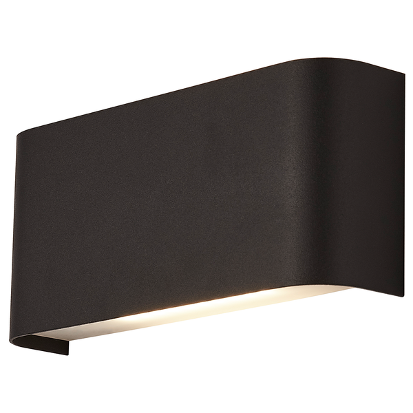 Wandleuchte Match Box 2-flammig - Stahl / Aluminium - Schwarz
