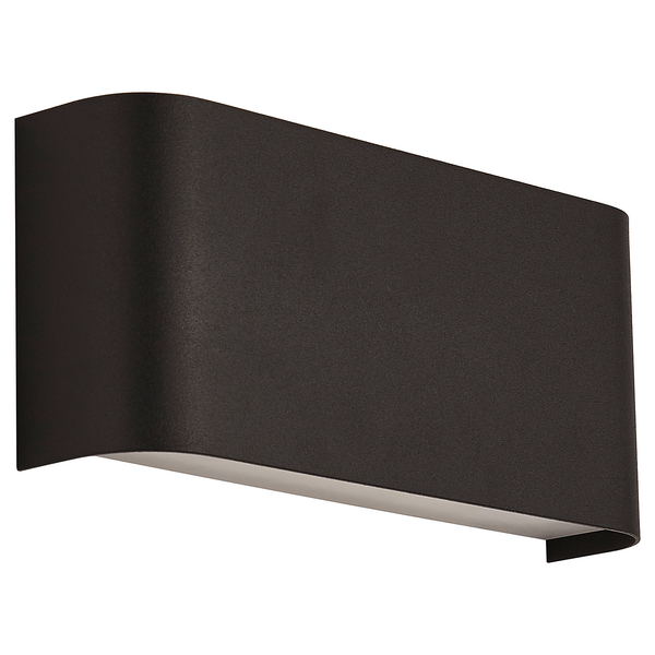 Wandleuchte Match Box 2-flammig - Stahl / Aluminium - Schwarz