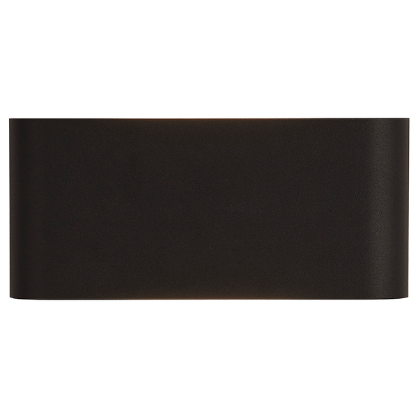 Wandleuchte Match Box 2-flammig - Stahl / Aluminium - Schwarz