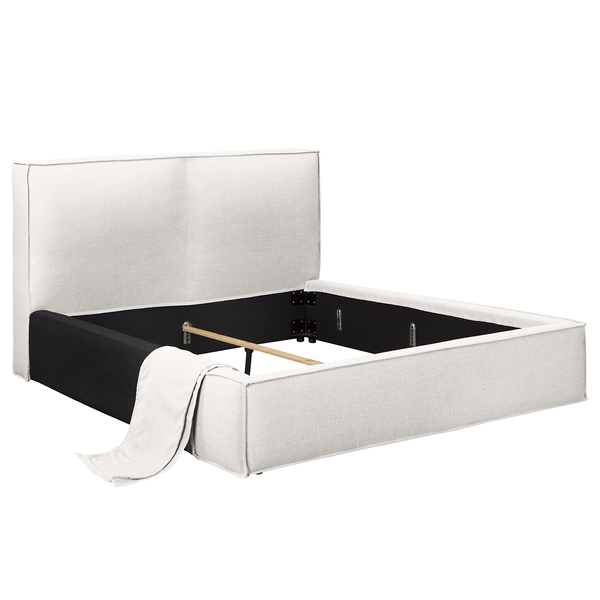Wechselbezug KINX Polsterbett - Flachgewebe Drems: Weiß - 180 x 200cm - 150 cm